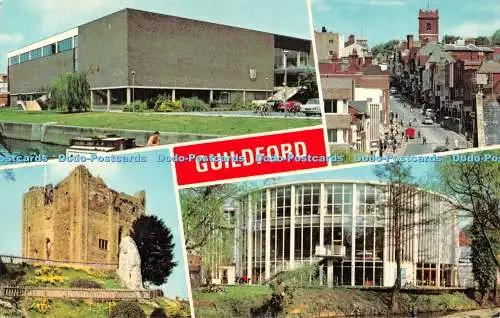 R522370 Guildford Sports Centre The Castle High Street E T W Dennis Photocolour