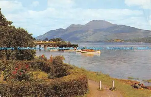 R526393 Loch Lomond und Ben Lomond aus Luss PT35585 1967