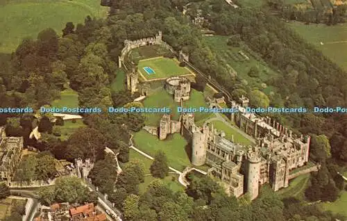 R524105 Arundel Castle 10857 Farbfoto Luftfilme Fotoansicht D V Bennett