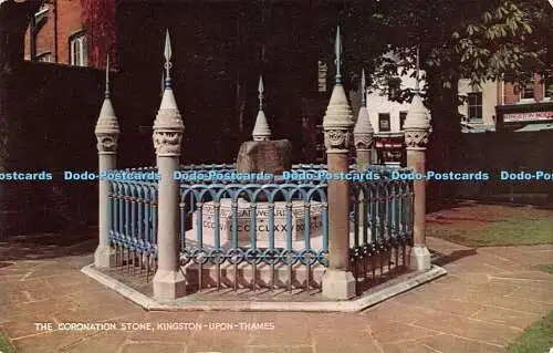 R518419 Kingston Upon Thames The Coronation Stone J Salmon