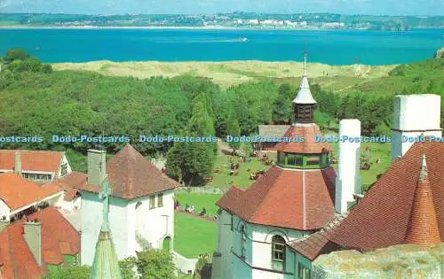 R522437 Caldey Abbey mit Blick auf Tenby Archway Werbung