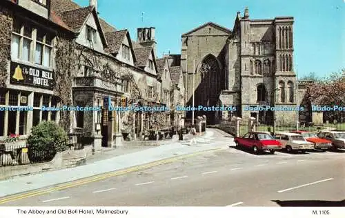 R522444 Malmesbury The Abbey and Old Bell Hotel E T W Dennis Photocolour