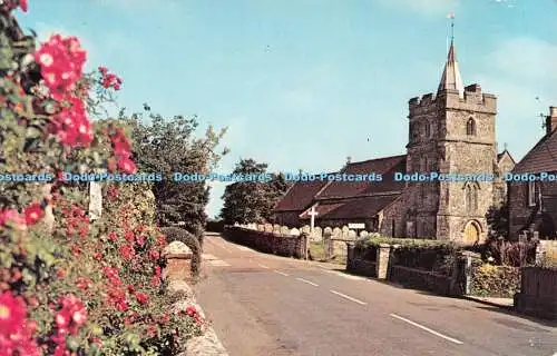 R522451 I W Brighstone The Church W J Nigh Plastichrome