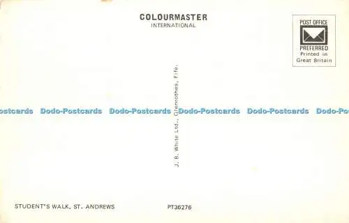 R520474 Students Walk St Andrews Colourmaster International J B weiß PT36276