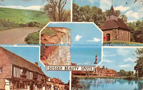 R524167 Sussex Beauty Spots 10044 D V Bennett 1970 Norman Multi View