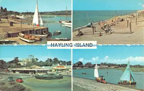 R518467 Hayling Island Mehrfachansicht Postkarte