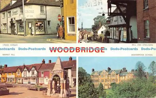 R526488 Woodbridge An Artistic Card F W Pawsey 1975 Multi View