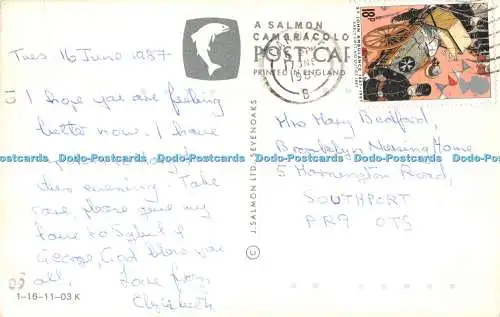 R518472 Penarth vom Pier J Salmon Postkarte