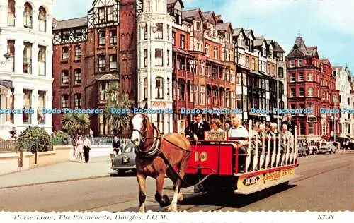 R518482 Douglas I O M Horse Tram The Promenade Bamforth