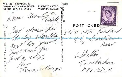 R524212 Broadstairs Plastichrome Colourpicture Publishers C G Williams Multi Vie