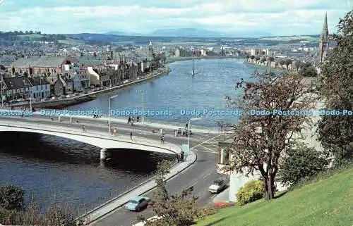 R518498 Scotland River Ness Inverness N P O Dexter Litho