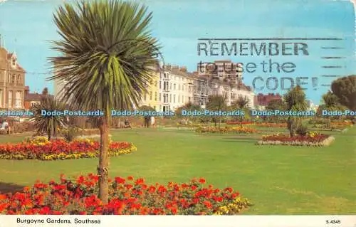 R526500 Southsea Burgoyne Gardens E T W Dennis Photocolour 1977