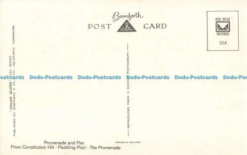 R520582 Grüße von Aberystwyth Promenade und Pier Planschbecken Bamforth Col
