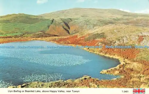 R520584 Llyn Barfog oder Bearded Lake oberhalb des Happy Valley bei Tywyn E T W Dennis P