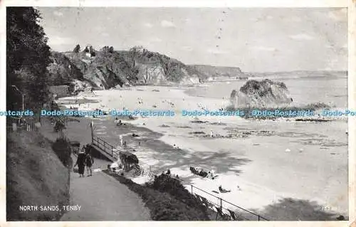 R522589 Tenby North Sands J Salmon 1955