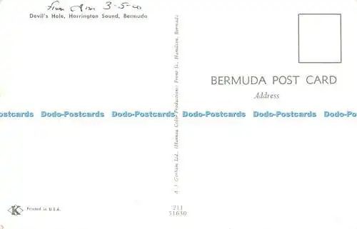 R524366 Devils Hole Harrington Sound Bermuda A J Gorham