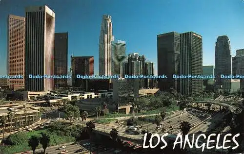 R520683 Los Angeles Kalifornien Die Skyline der Innenstadt von Los Angeles steht hoch a