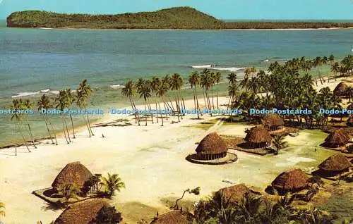 R520705 Alao Village mit Blick auf die Insel Aunu u Pan American World Air