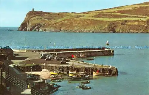 R522695 Bradda Head Port Erin I O M Postkarte