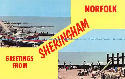 R520731 Grüße aus Sheringham Norfolk Ernest Joyce Plastichrome C J Nicholas