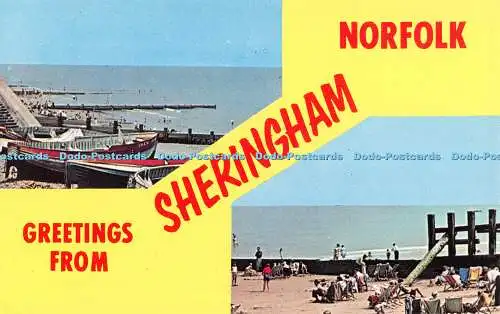 R520732 Grüße aus Sheringham Norfolk Ernest Joyce Plastichrome C J Nicholas