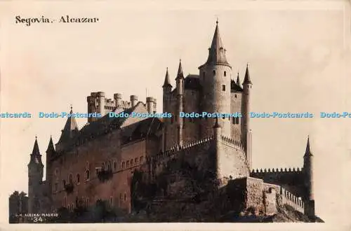 R522727 Segovia Alcazar G H Alsina Postkarte