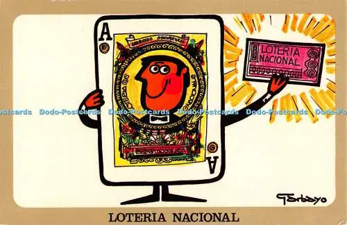 R520744 Loteria Nacional Servicio Nacional de Loterias Serie H No 7 Garbayo Dibu