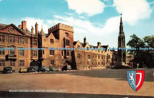 R522729 Oxford Balliol College and Martyrs Memorial J Salmon