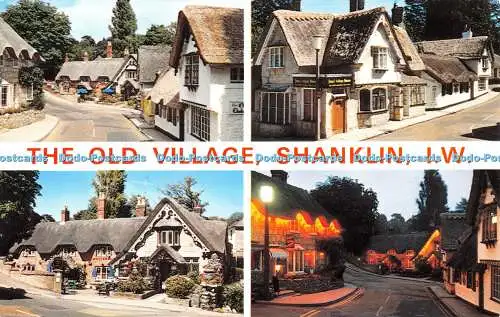 R526777 I W Shanklin The Old Village The Village by Day The Crab Inn Nigh Jarrol