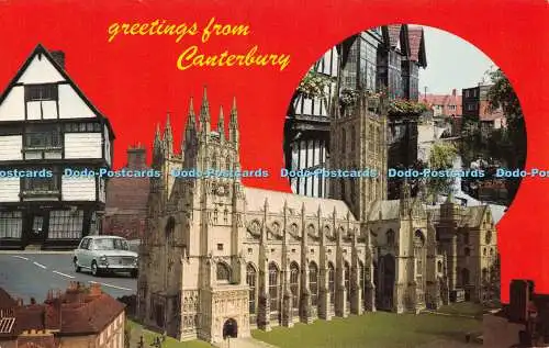 R526821 Grüße aus Canterbury D V Bennet Fotoansicht