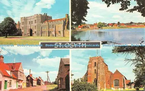 R520841 St Osyth The Priory Mill Street The Boating Lake The Church D Constance