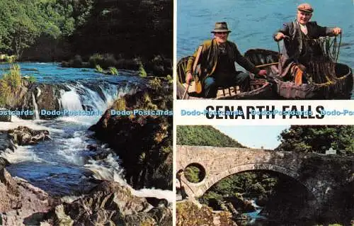 R526845 Cenarth Falls Carm N P O Litho Canada T Multi View 1975