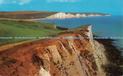 R524561 Seaford Seven Sisters D V Bennett Fotoansicht 1974