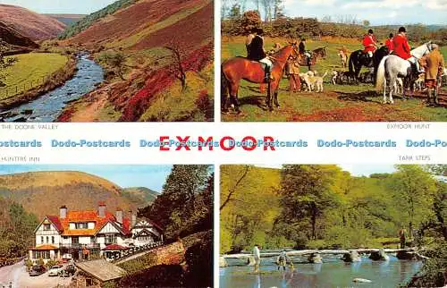 R526887 Exmoor The Doone Valley Hunters Inn Tarr Steps Jarrold Cotman Farbserie