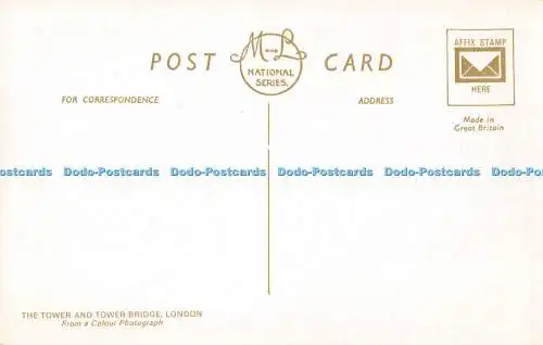 R526911 London The Tower and Tower Bridge M and L National Series