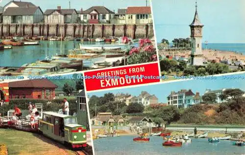 R523019 Grüße aus Exmouth The Harbour Children Railway E T W Dennis Multi V