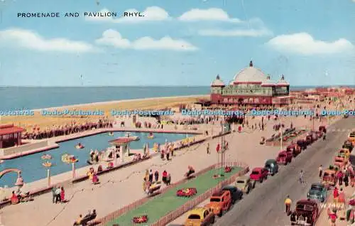 R523040 Rhyl Promenade und Pavillon Valentine Valesque 1240 V Style 1964