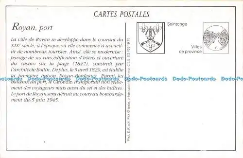 R527049 Royan Vue Generale du Port D R coll Pick Texte