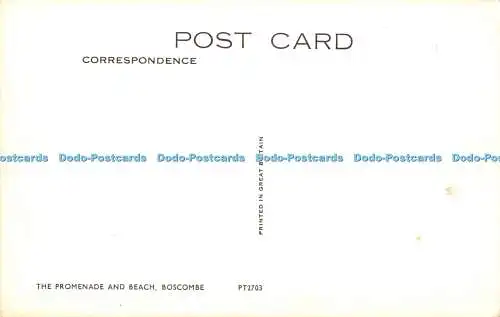 R527055 Boscombe Die Promenade und der Strand Postkarte