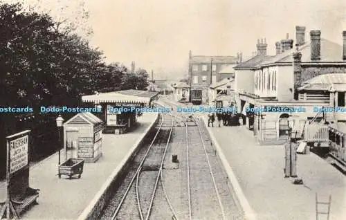 R523066 Faversham Erster Bahnhof an der Spitze der Newton Road 1880 Demoli
