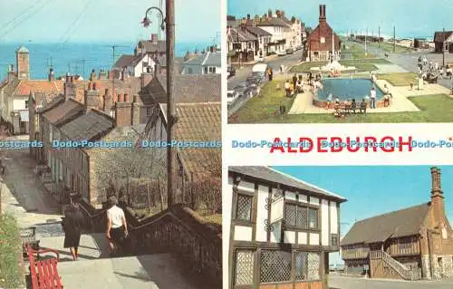 R523080 Aldeburgh Town Steps F W Pawsey An Artistic Card Multi View 1976