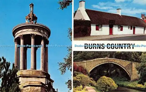 R523101 Burns Country Ayrshire Schottland N P O Dexter Litho Multi View 1980