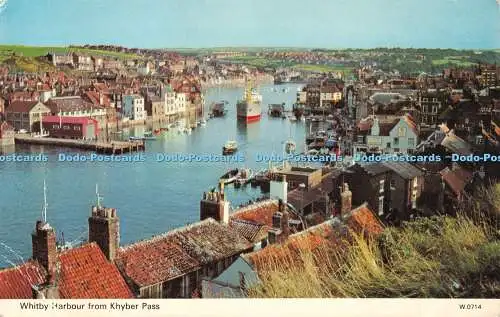 R524874 Whitby Harbour from Khyber Pass E T W Dennis Photocolour 1977