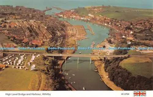 R527198 Whitby High Level Bridge and Harbour E T W Dennis