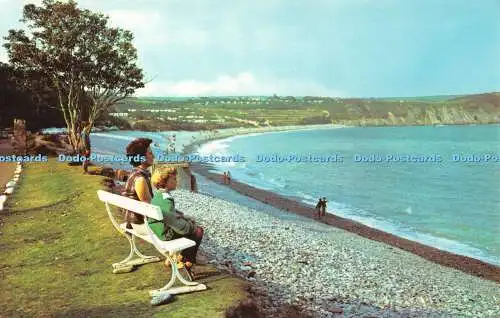 R523279 Tenby Lydstep Beach Postkarte
