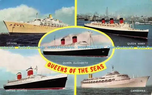 R527288 Queens of the Seas Queen Elizabeth USA Oriana Queen Mary Canbe