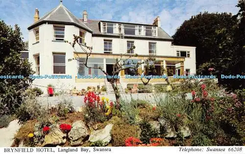 R525058 Swansea Langland Bay Brynfield Hotel Torbogen Werbung