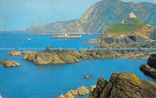 R527353 Ilfracombe Cheyne Beach and Lantern Hill D Constance Vita Nova 1978