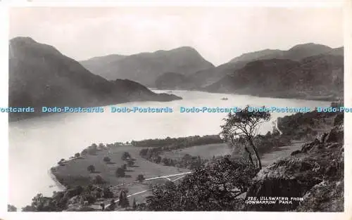 R525074 Ullswater aus Gowbarrow Park G P Abraham RP 1955