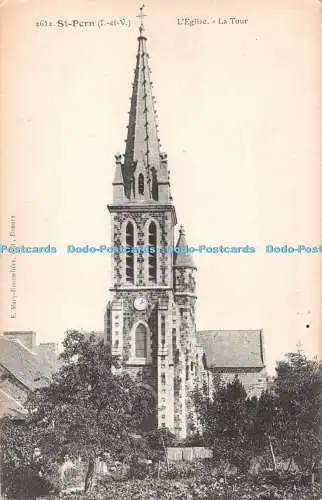 R527526 St Pern I et V LEglise La Tour E Mary Rousseliere Rennes